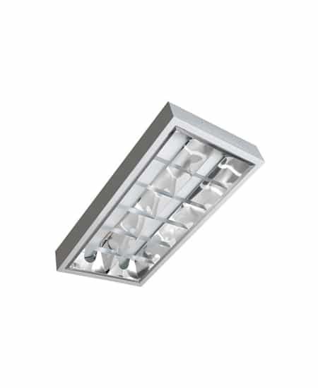 Unistar Universal Mounted Luminaire - SCR 236 T8 UM EB2/P3 - 2X36W T8